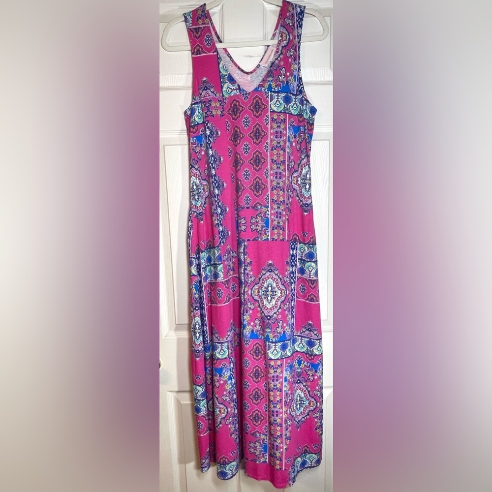 NWOT Stan Herman Women’s Boho‎ Maxi Dress Size Small